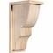Ekena Millwork Ridgewood Smooth Corbel w/Backplate, Douglas Fir, 7 1/2"W x 10"D x 18"H COR08X10X18RID01SDF - alternate 1